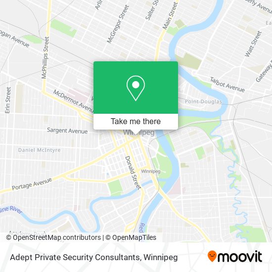 Adept Private Security Consultants map