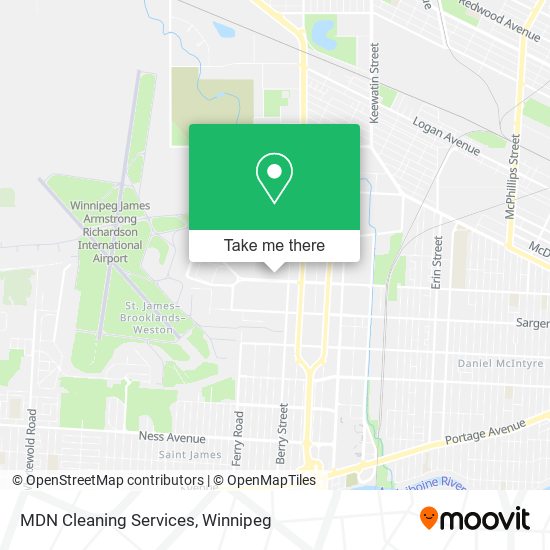 MDN Cleaning Services map