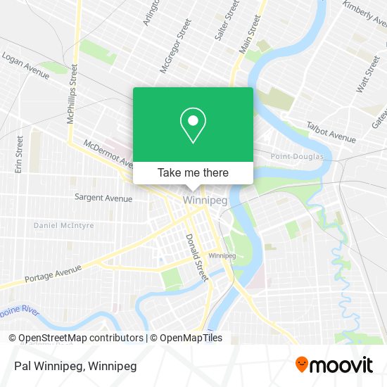 Pal Winnipeg map