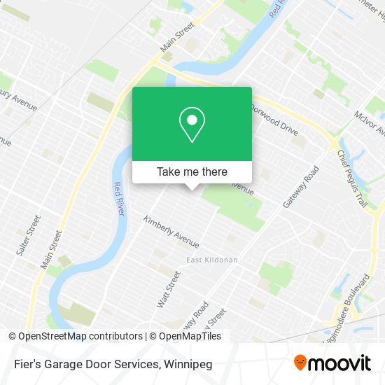 Fier's Garage Door Services map