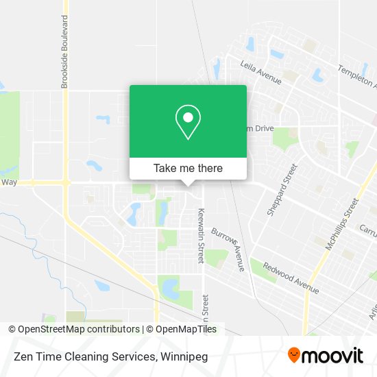 Zen Time Cleaning Services map