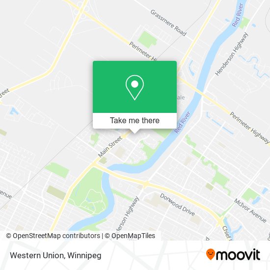 Western Union map