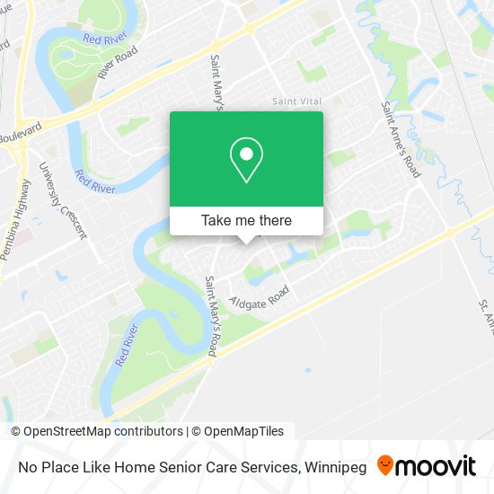 No Place Like Home Senior Care Services map