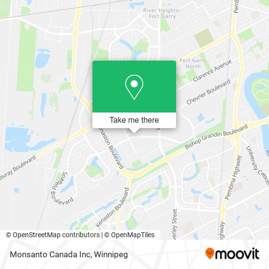 Monsanto Canada Inc map