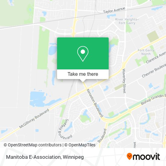 Manitoba E-Association map