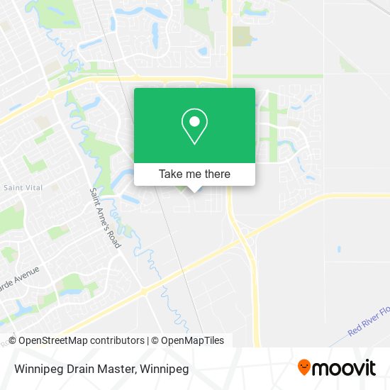 Winnipeg Drain Master map