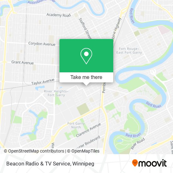 Beacon Radio & TV Service map