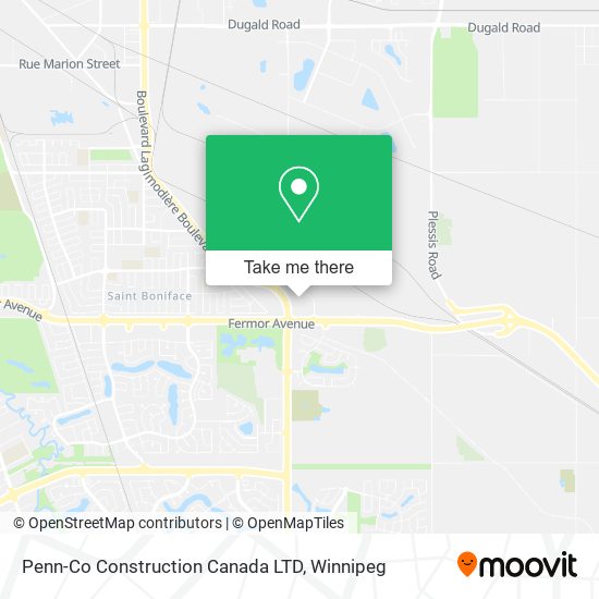 Penn-Co Construction Canada LTD map