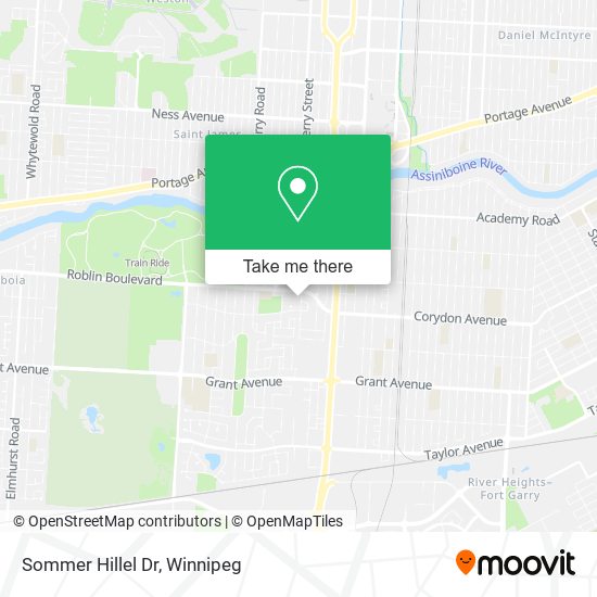 Sommer Hillel Dr map