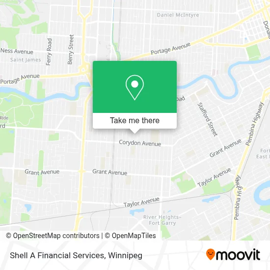 Shell A Financial Services map