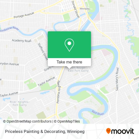 Priceless Painting & Decorating map