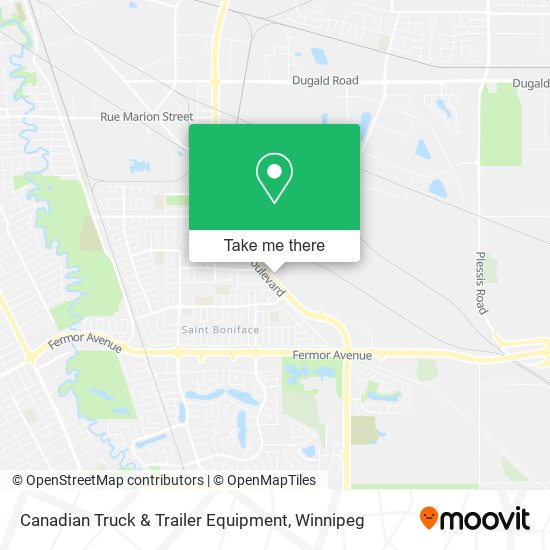 Canadian Truck & Trailer Equipment map