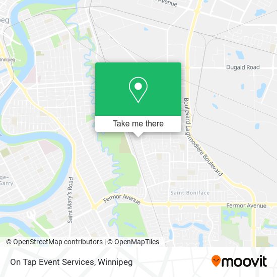 On Tap Event Services map