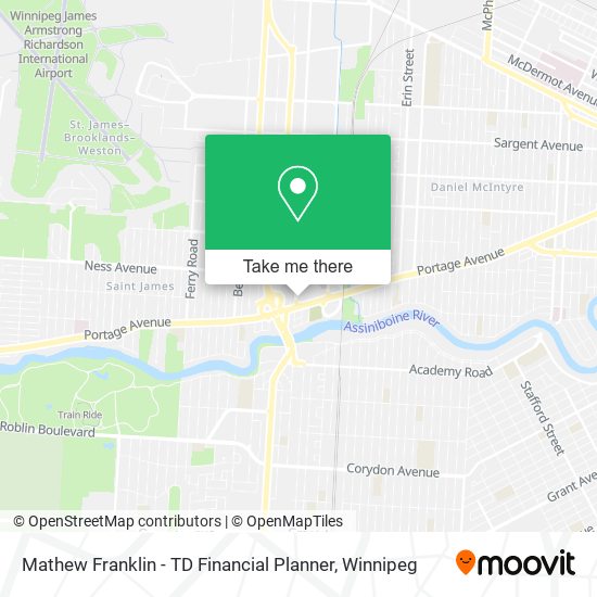 Mathew Franklin - TD Financial Planner map