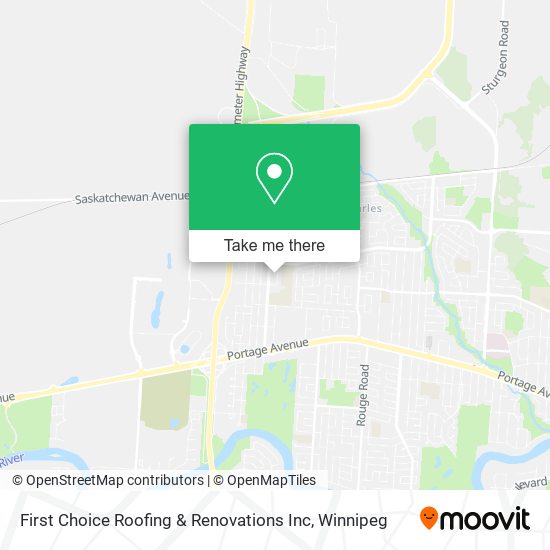First Choice Roofing & Renovations Inc map