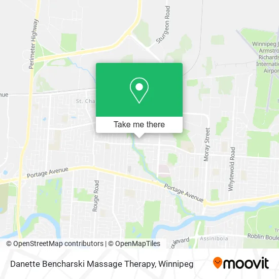 Danette Bencharski Massage Therapy map
