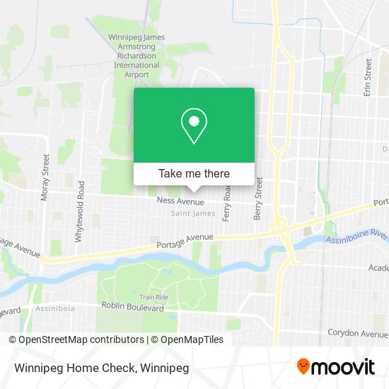 Winnipeg Home Check map