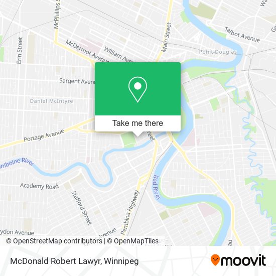 McDonald Robert Lawyr map