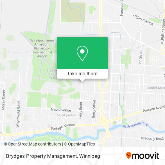 Brydges Property Management map