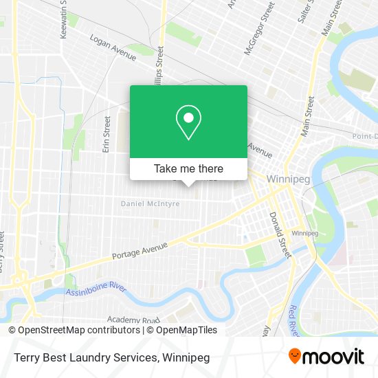 Terry Best Laundry Services map