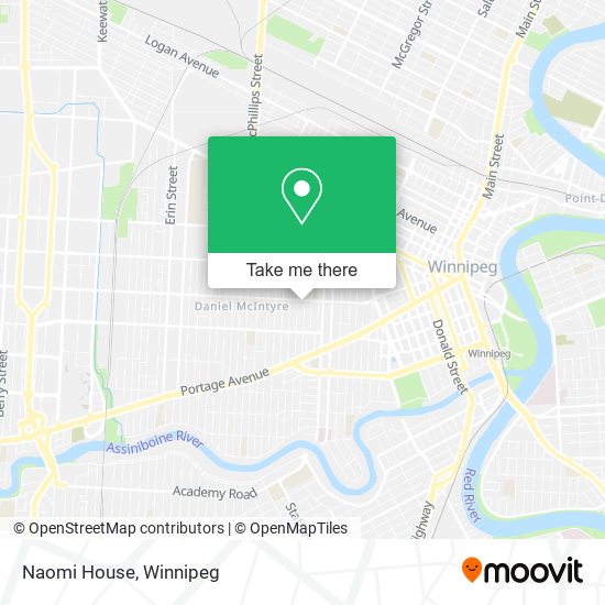 Naomi House map
