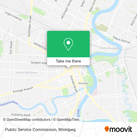 Public Service Commission map