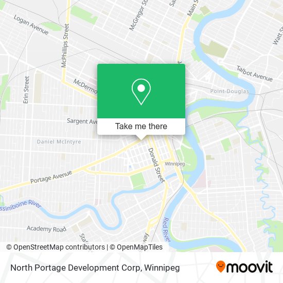 North Portage Development Corp map
