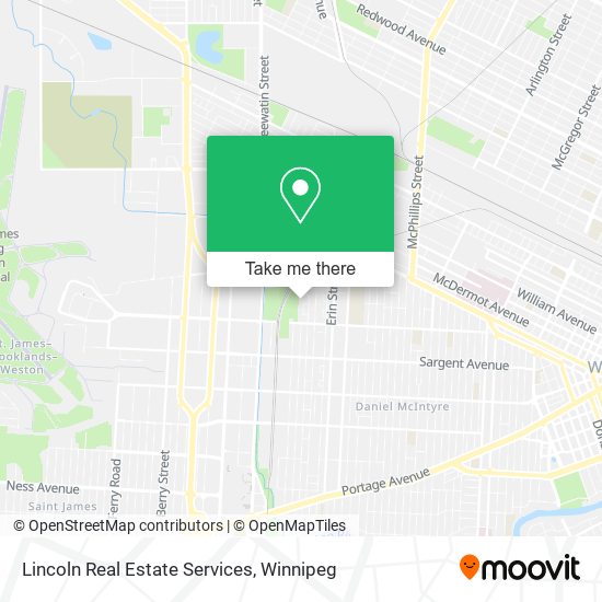 Lincoln Real Estate Services map