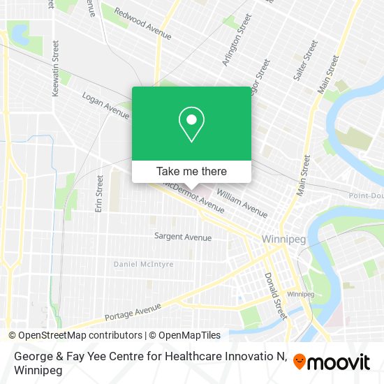 George & Fay Yee Centre for Healthcare Innovatio N map