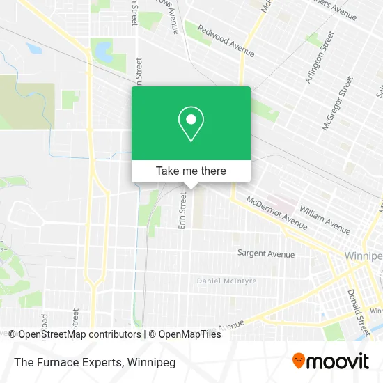 The Furnace Experts map