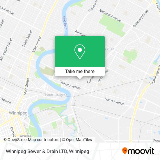 Winnipeg Sewer & Drain LTD map