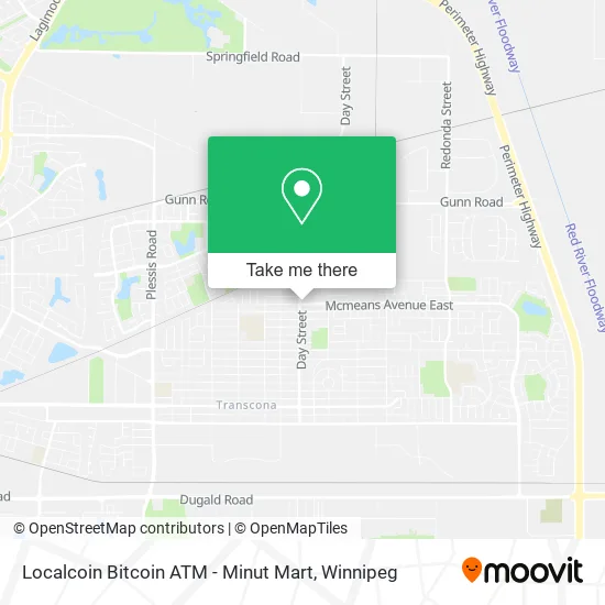 Localcoin Bitcoin ATM - Minut Mart map