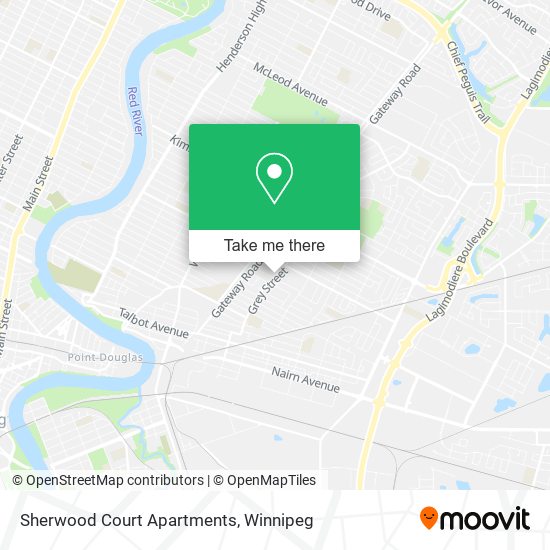 Sherwood Court Apartments map