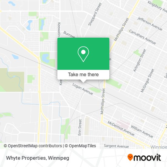 Whyte Properties map