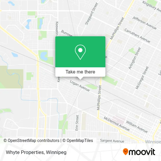 Whyte Properties map