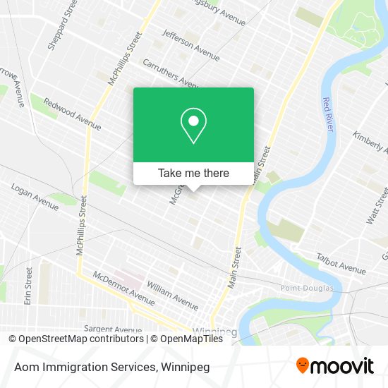 Aom Immigration Services map