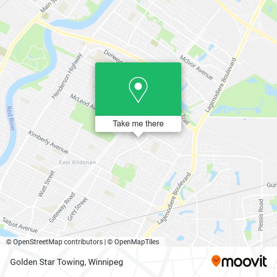 Golden Star Towing map