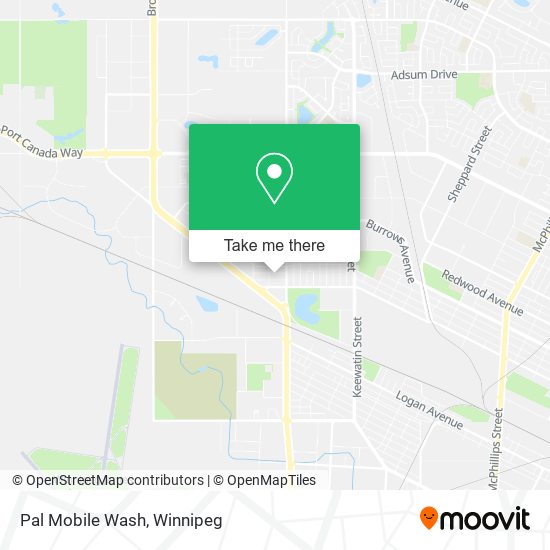 Pal Mobile Wash map