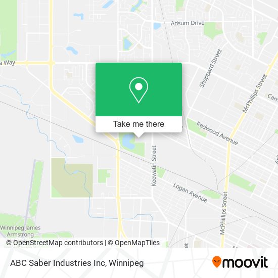 ABC Saber Industries Inc map