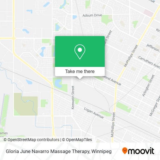 Gloria June Navarro Massage Therapy map