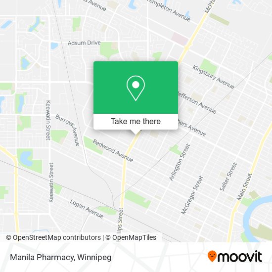 Manila Pharmacy map