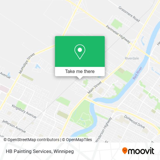 HB Painting Services map