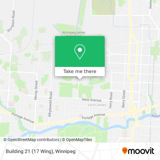 Building 21 (17 Wing) map