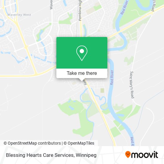 Blessing Hearts Care Services map