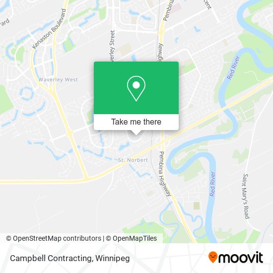 Campbell Contracting map