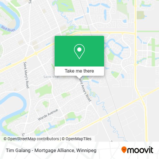 Tim Galang - Mortgage Alliance map