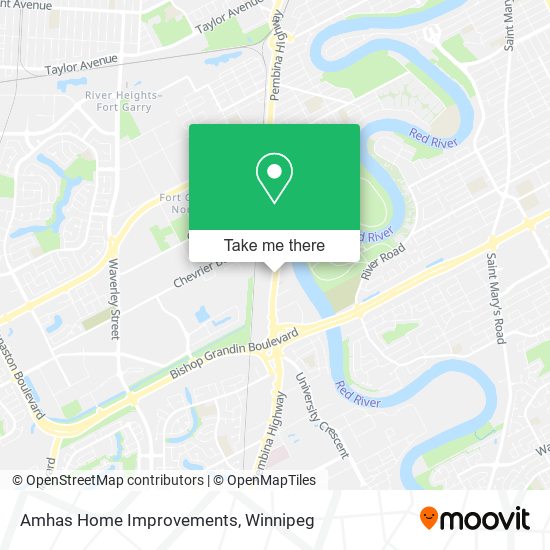 Amhas Home Improvements map