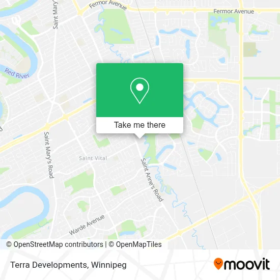 Terra Developments map