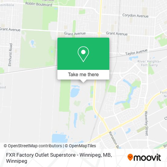 FXR Factory Outlet Superstore - Winnipeg, MB plan