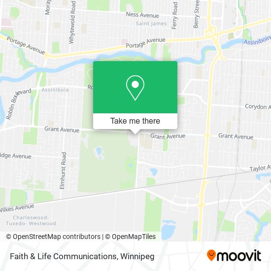 Faith & Life Communications map